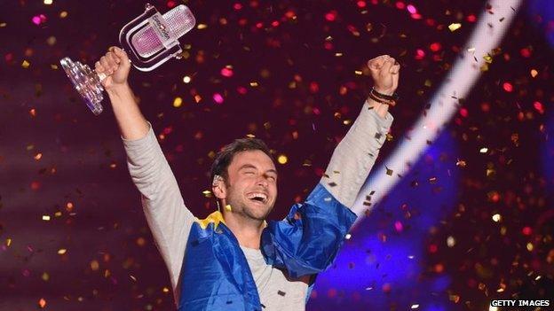 Sweden's Mans Zelmerlow