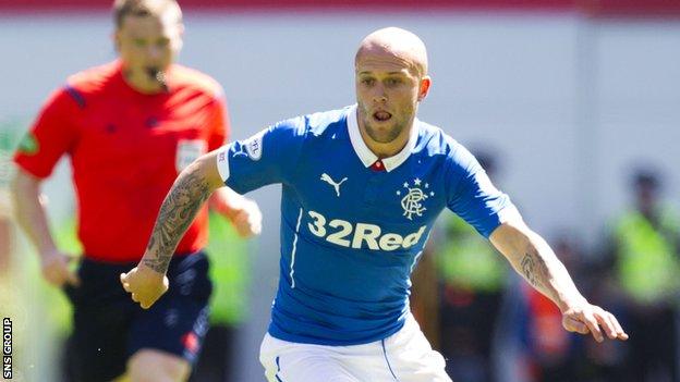 Rangers midfielder Nicky Law