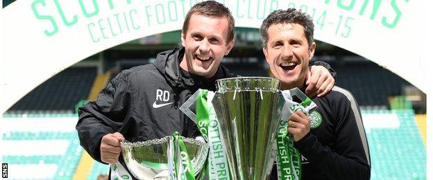 Ronny Deila and John Collins