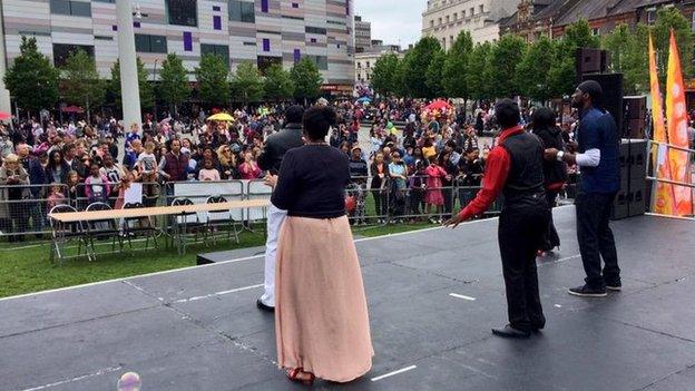 Joyful Soundz at Luton International Carnival 2015