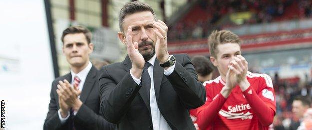 Aberdeen manager Derek McInnes