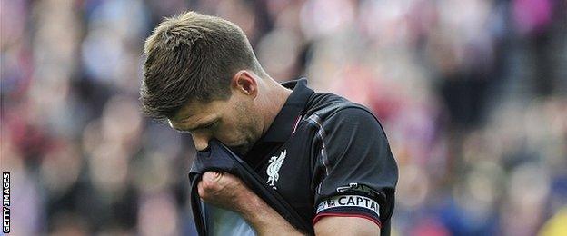 Liverpool captain Steven Gerrard