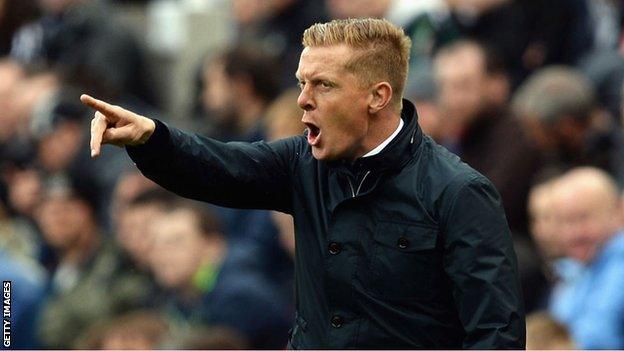 Garry Monk captained Swansea City as a centre-back before replacing Michael Laudrup as manager