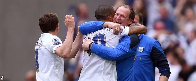 Jermaine Beckford and Simon Grayson