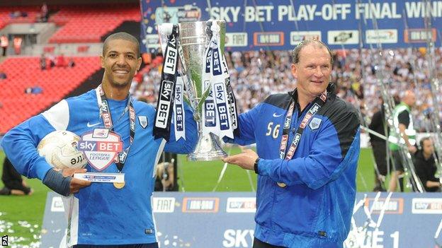 Jermaine Beckford and Simon Grayson