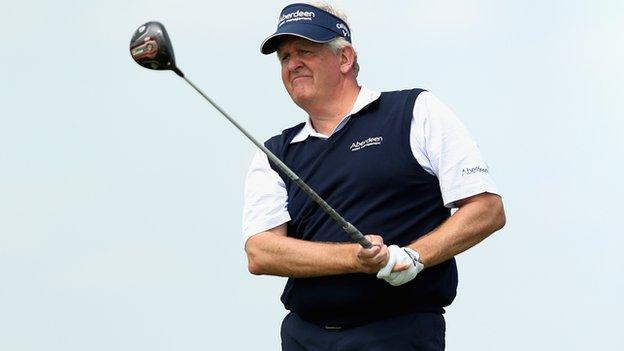 Scottish golfer Colin Montgomerie