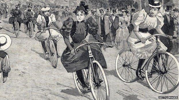 Cyclists of the 1890s