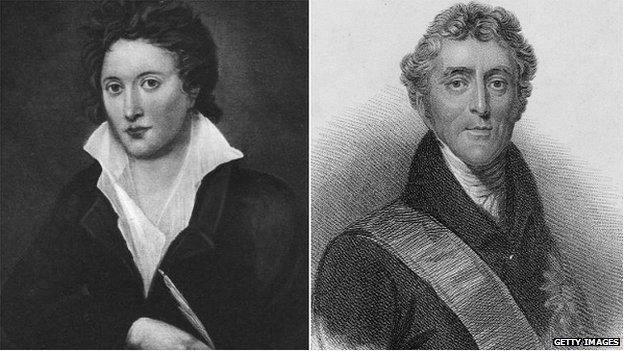 Shelley and Wellington portraits