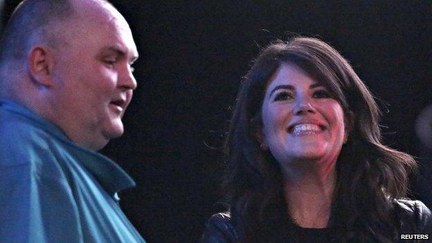 Sean O'Brien and Monica Lewinsky