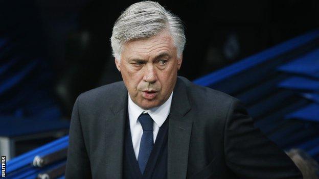 Former Real Madrid manager Carlo Ancelotti