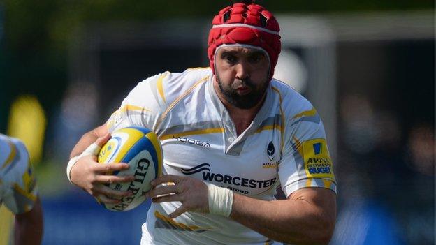 Worcester and Wales forward Jonathan Thomas