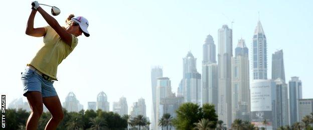 Melissa Reid at the Dubai Ladies Masters, 2014