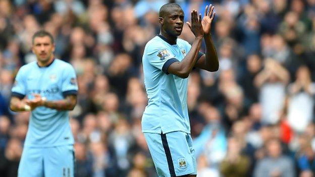 Manchester City midfielder Yaya Toure