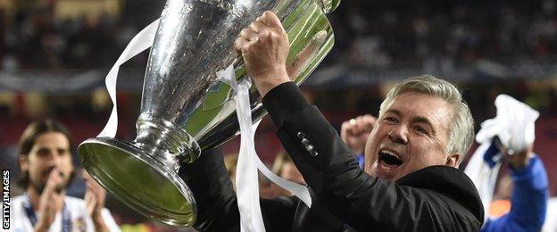 Real Madrid manager Carlo Ancelotti