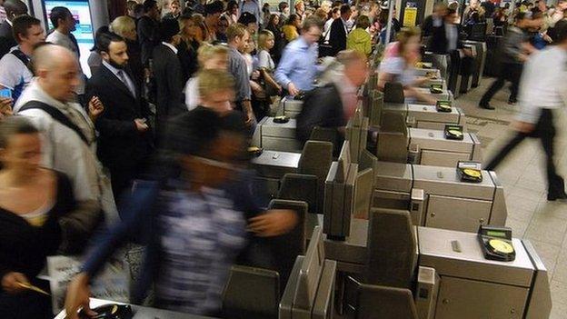 London Underground passengers