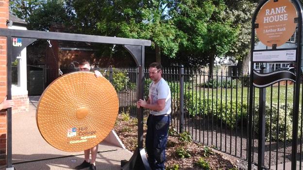 Man with gong