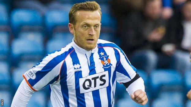 Sammy Clingan in action for Kilmarnock