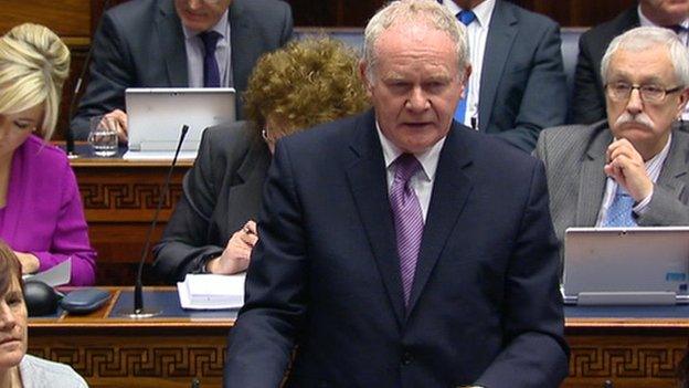 Martin McGuinness said his party's concerns were "bigger than the issue of welfare".