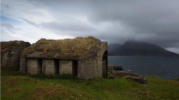 Old buildings on Raasay