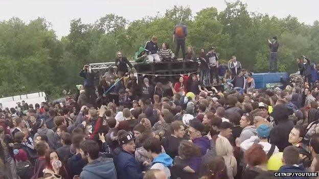 Rave at Twyford Wood