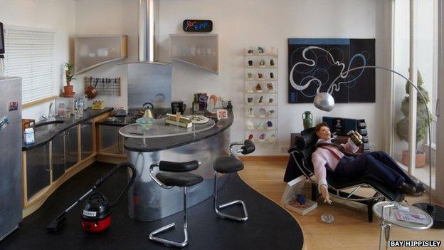 Millennium yuppie bachelor pad