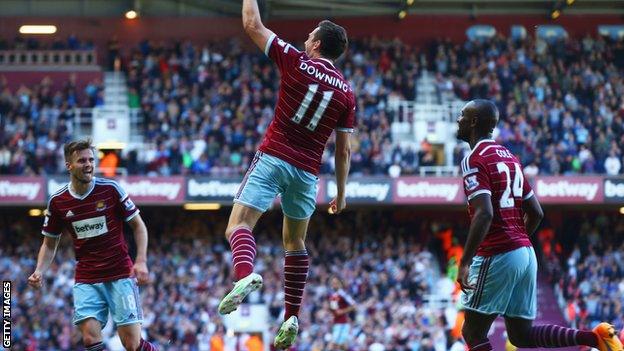 West Ham's Stewart Downing