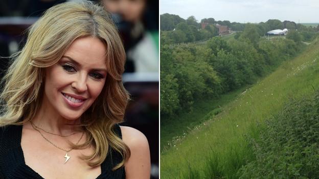 Kylie Minogue and Devil's Dyke