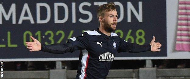 Falkirk striker Rory Loy