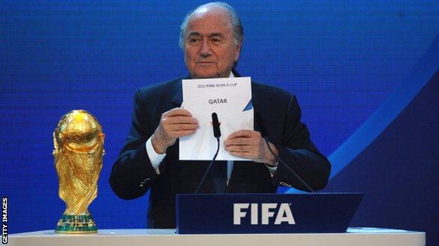 Fifa president Sepp Blatter