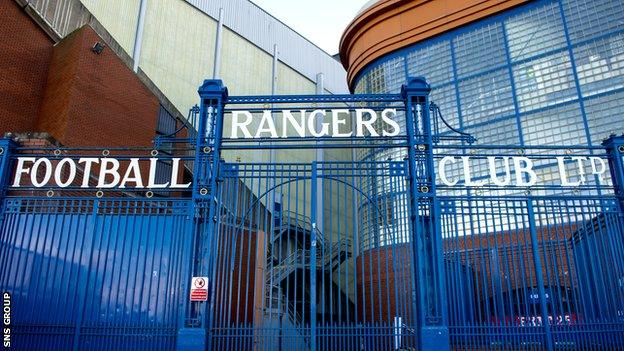 Ibrox Stadium, home of Rangers FC