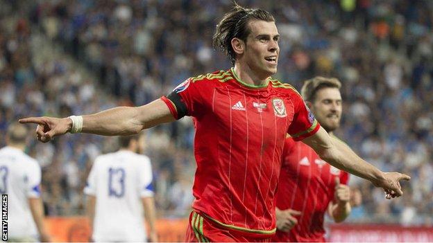 Gareth Bale has scored four goals in five games for Wales this season