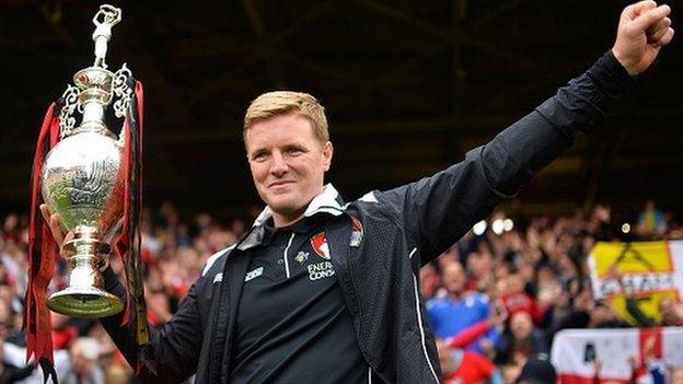 Bournemouth manager Eddie Howe