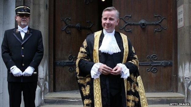 Lord Chancellor Michael Gove