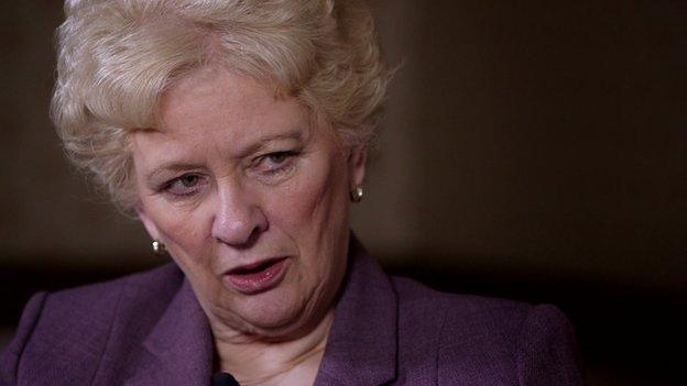 Baroness Nuala O'Loan, former NI police ombudsman