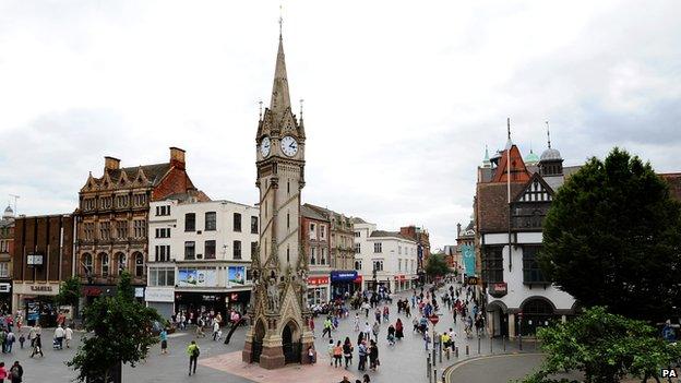 Leicester city centre