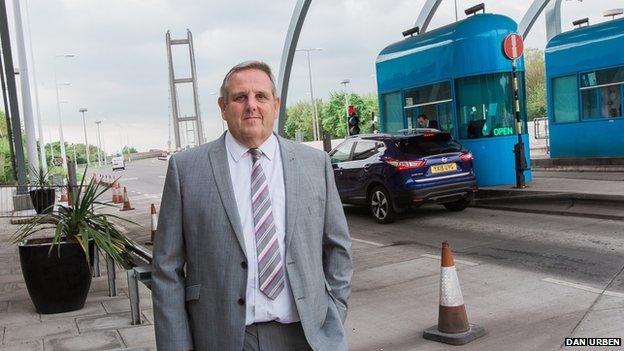 Humber Bridge Bridgemaster Peter Hill