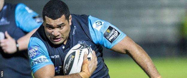 Glasgow Warriors prop Jerry Yanuyanutawa