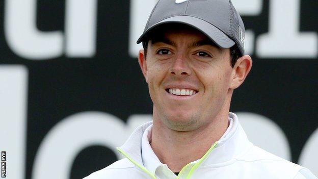 World number one Rory McIlroy