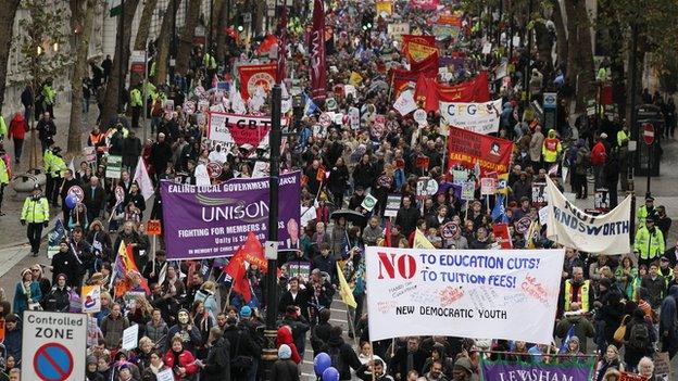 Union protest