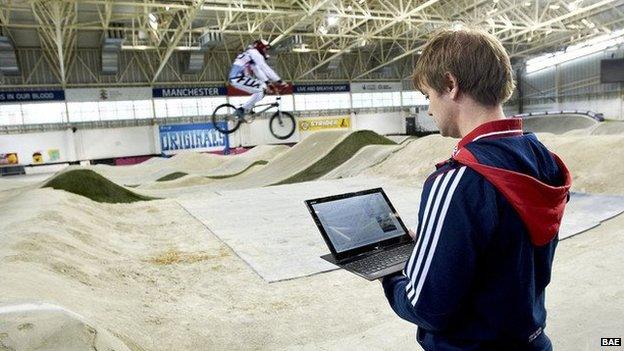 BMX racer