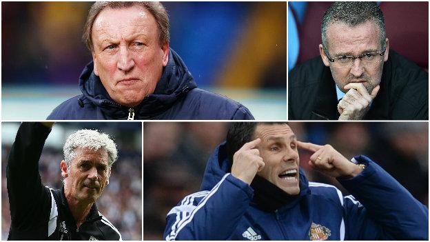 Neil Warnock, Paul Lambert, Alan Irvine, Gus Poyet