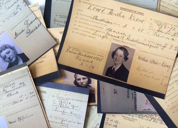 World War Two identification cards