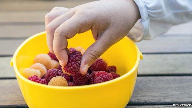 Fresh fruit in a bowl