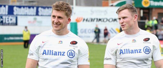 David Strettle and Chris Ashton