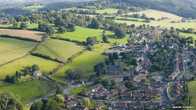 Littledean, one of the ancient villages of the Forest of Dean.