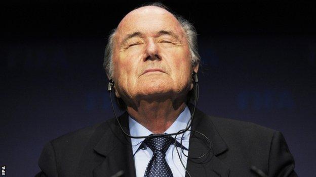 Sepp Blatter has been Fifa president since 1998