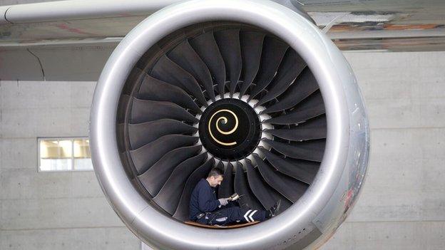 Airplane engine