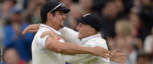 Alastair Cook and Joe Root