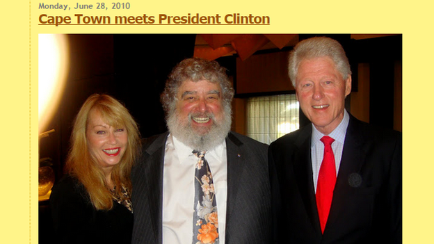 Chuck with Bill Clinton