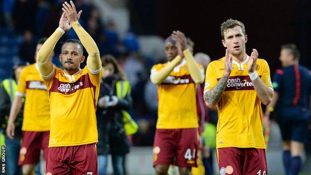 Motherwell won at Ibrox for the first time since 1997